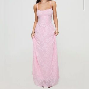 Princess Polly Pink Spaghetti Strap Maxi Sundress